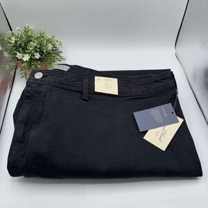 Universal Thread 26 woman Sailor Wide Leg Jeans High Rise Black Waist 48.5" NWT